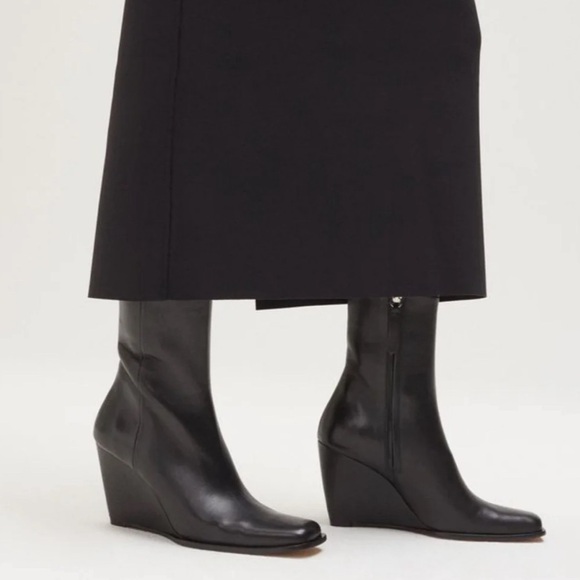 Wandler | Gaia Boot in Black Lambskin Leather, size 39IT - Picture 2 of 13